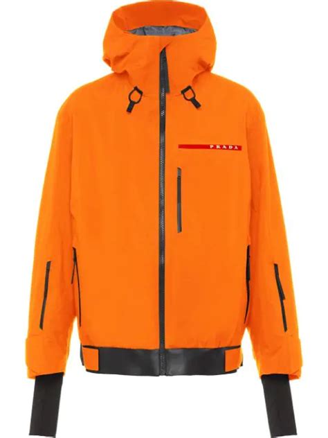 orange prada coat|Orange Cropped Technical Re.